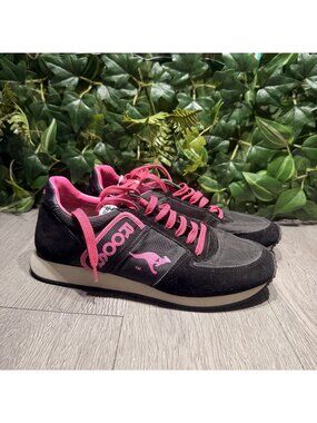 Vintage Rare Original Roos KangaROOS Pocket Shoes "Combat" Size 9 Mens  Retro